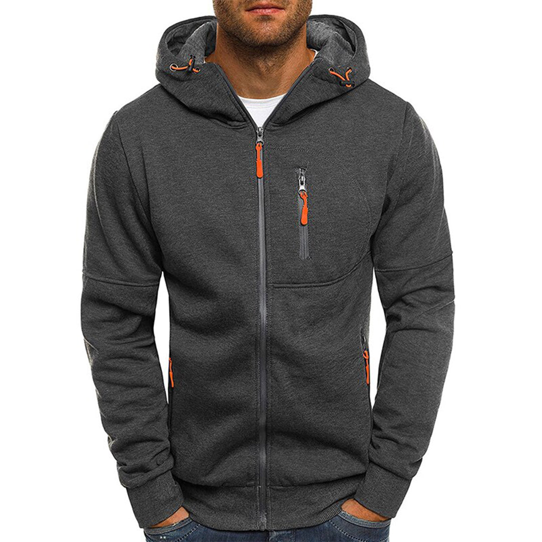 Herren Zip-Up Hoodie