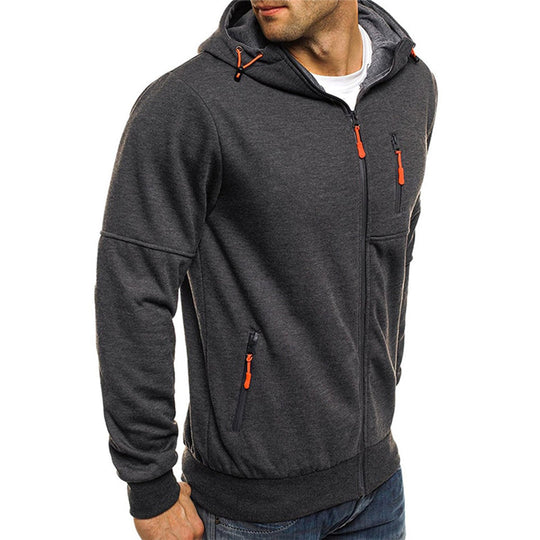 Herren Zip-Up Hoodie