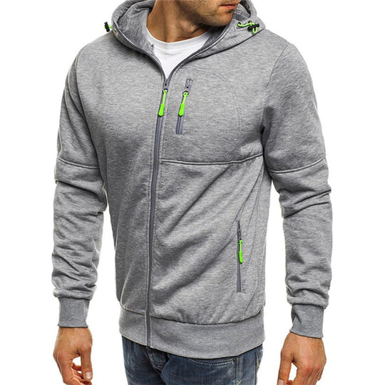 Herren Zip-Up Hoodie