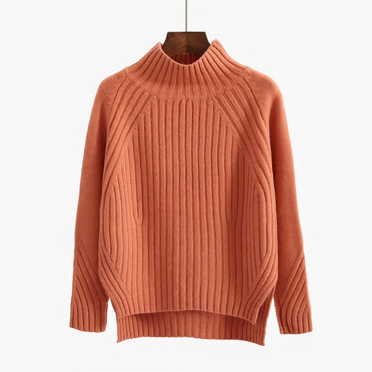 Damen Rundhals-Strickpullover