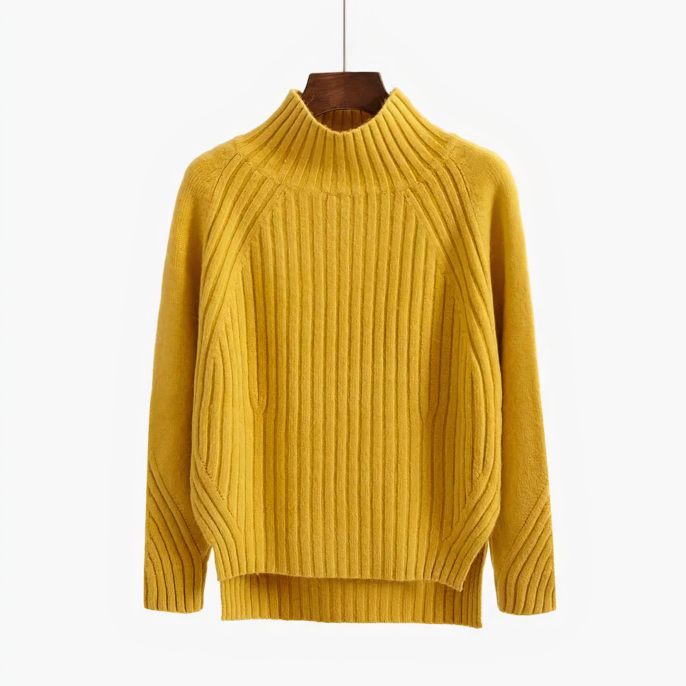 Damen Rundhals-Strickpullover