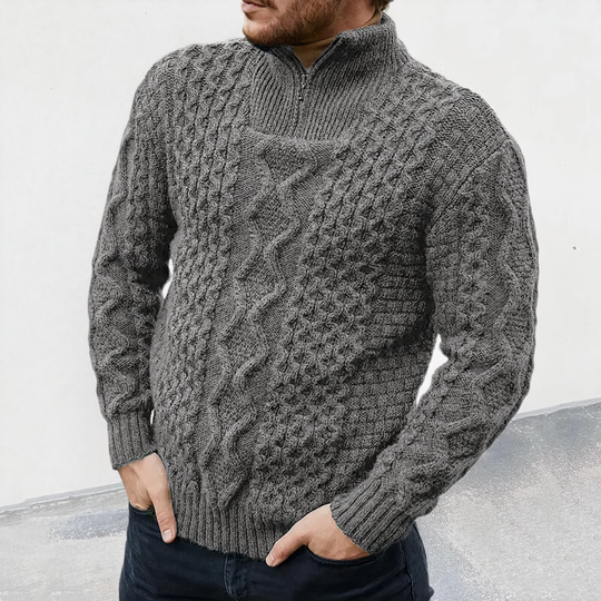 Comfortable knitted sweater for men