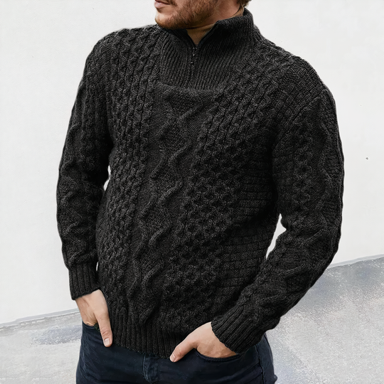 Comfortable knitted sweater for men