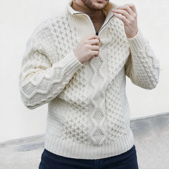 Comfortable knitted sweater for men