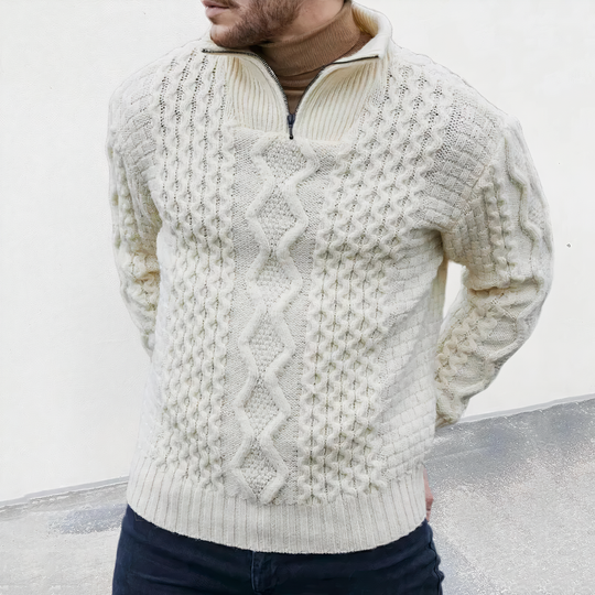 Comfortable knitted sweater for men