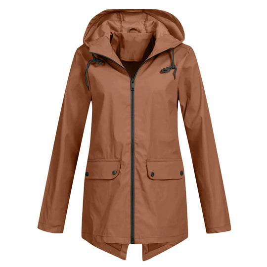 Waterproof Zipper Coat for Women