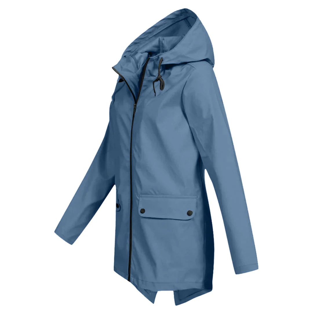 Waterproof Zipper Coat for Women