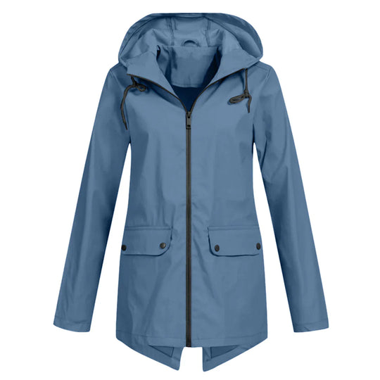 Waterproof Zipper Coat for Women