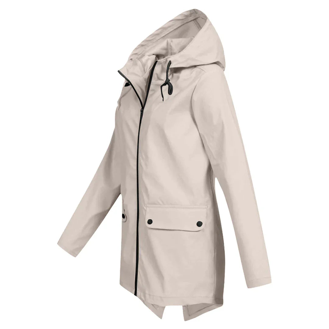 Waterproof Zipper Coat for Women