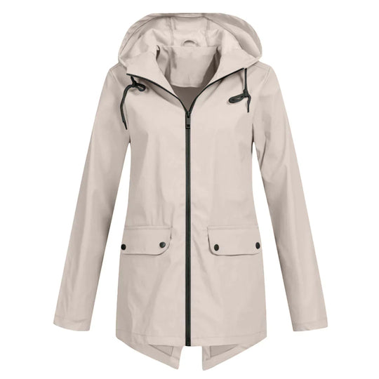 Waterproof Zipper Coat for Women