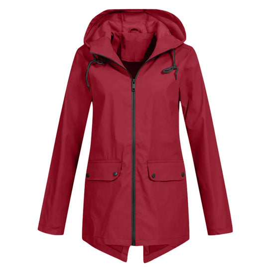 Waterproof Zipper Coat for Women