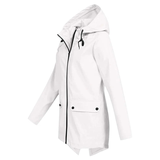 Waterproof Zipper Coat for Women