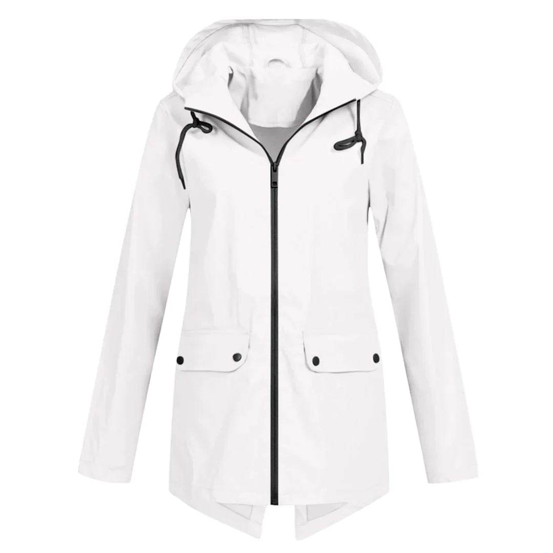 Waterproof Zipper Coat for Women