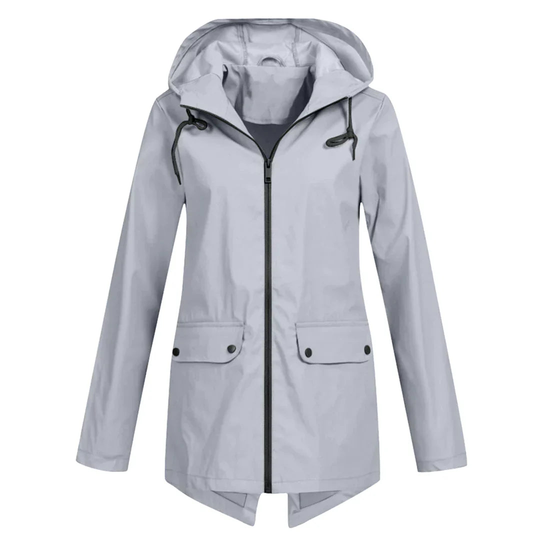 Waterproof Zipper Coat for Women