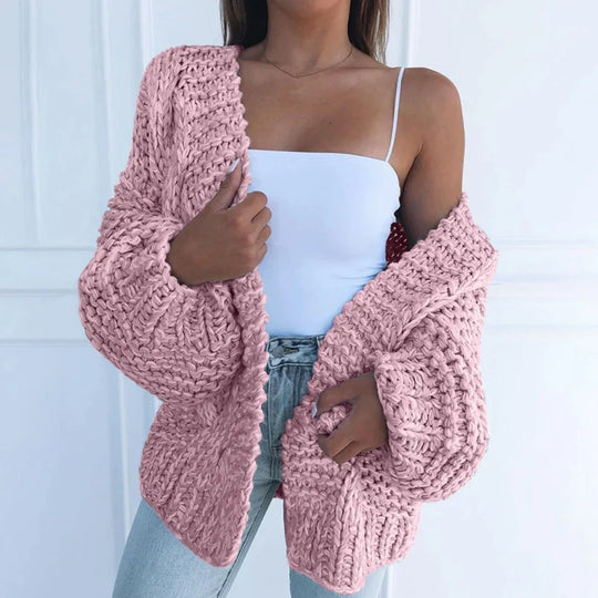 Strickjacke aus Grobstrick