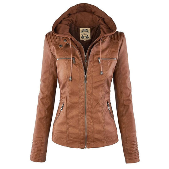 Hochwertige Lederjacke für Frauen