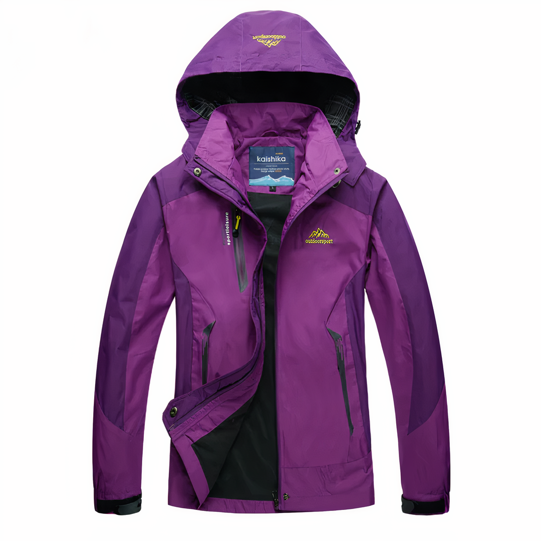 Outdoor-Windjacke mit Kapuze für Frauen