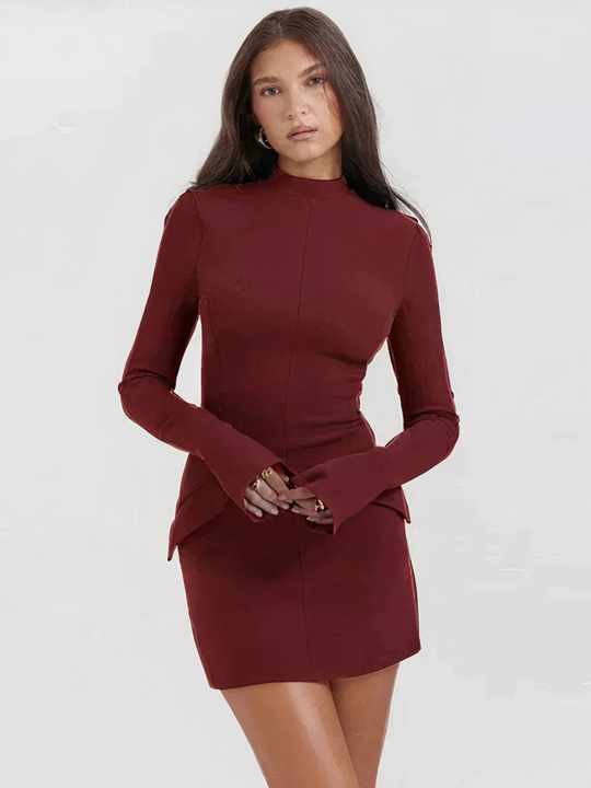 Women's Long Sleeve Bodycon Dress