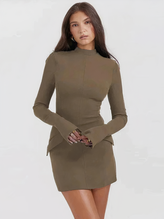 Women's Long Sleeve Bodycon Dress