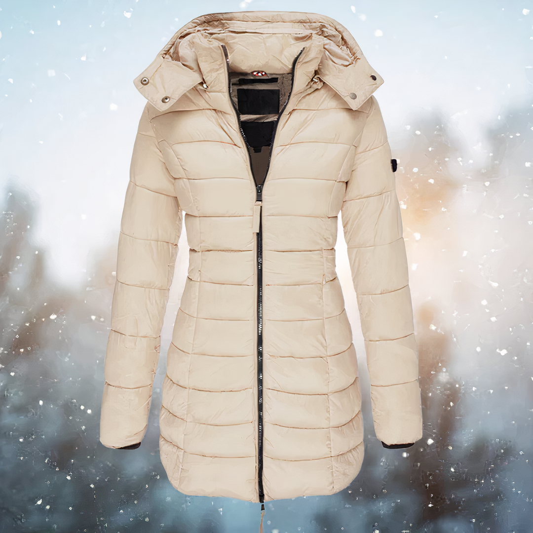 Slim-fit winter coat for women