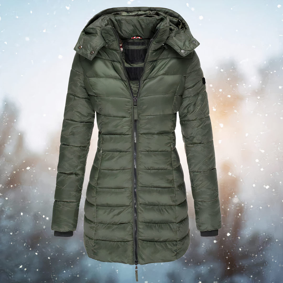 Slim-fit winter coat for women