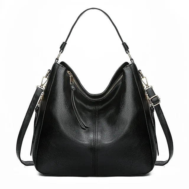 genuine leather hobo bag for women