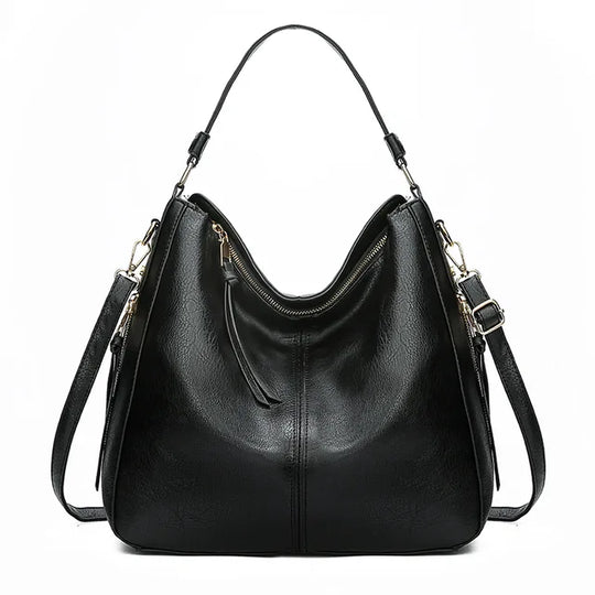 genuine leather hobo bag for women