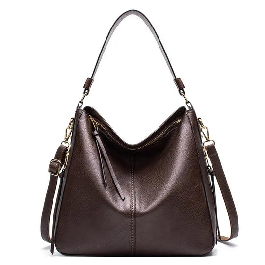 genuine leather hobo bag for women