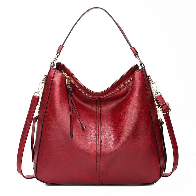 genuine leather hobo bag for women