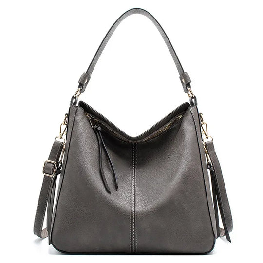 genuine leather hobo bag for women