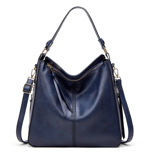 genuine leather hobo bag for women