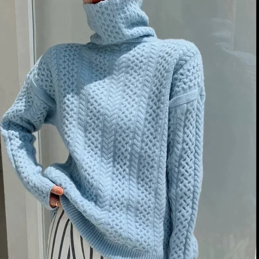 Damen-Rollkragenpullover