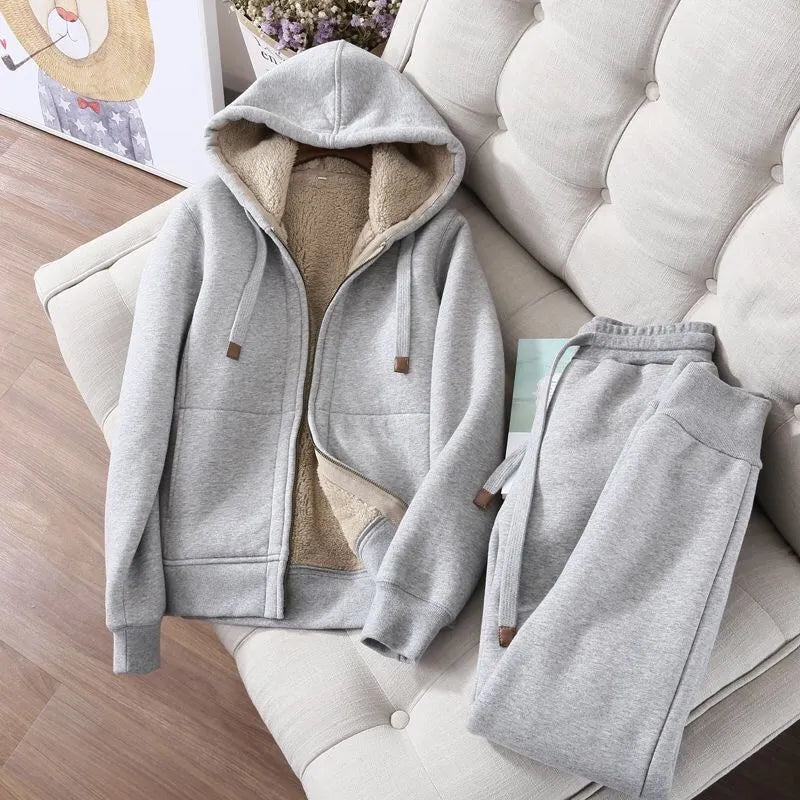 women's fleece sports set