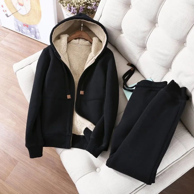 women's fleece sports set