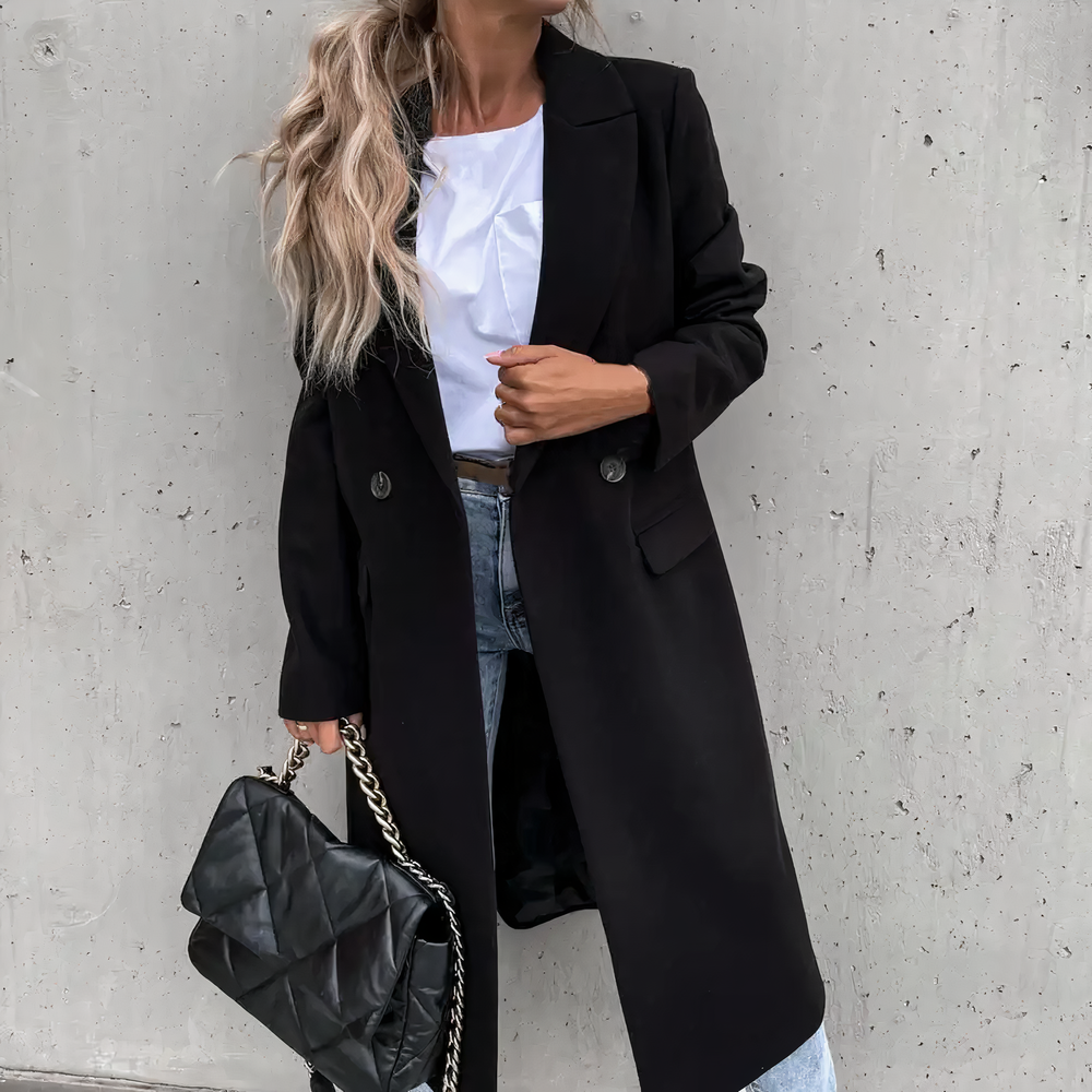 Zweireihiger Trenchcoat für Damen