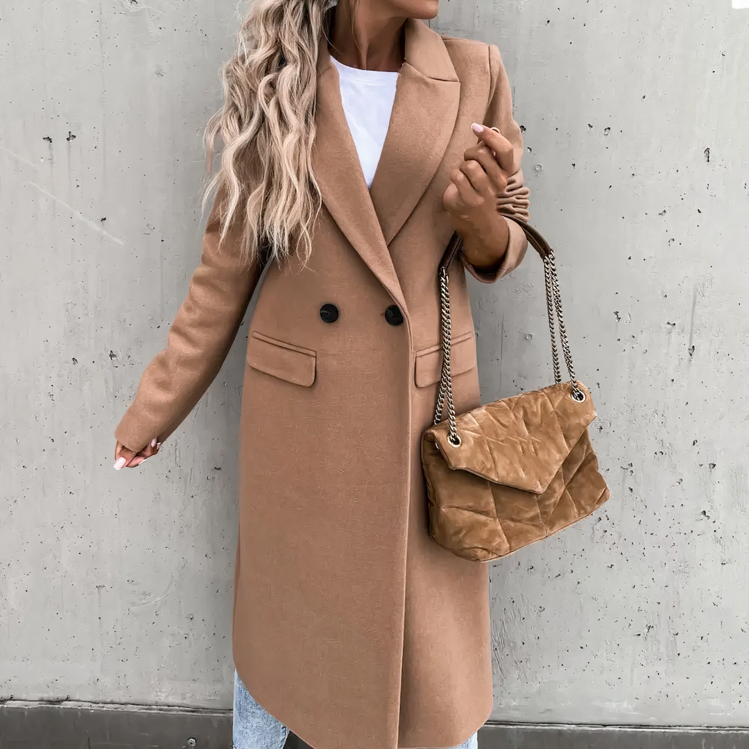 Zweireihiger Trenchcoat für Damen