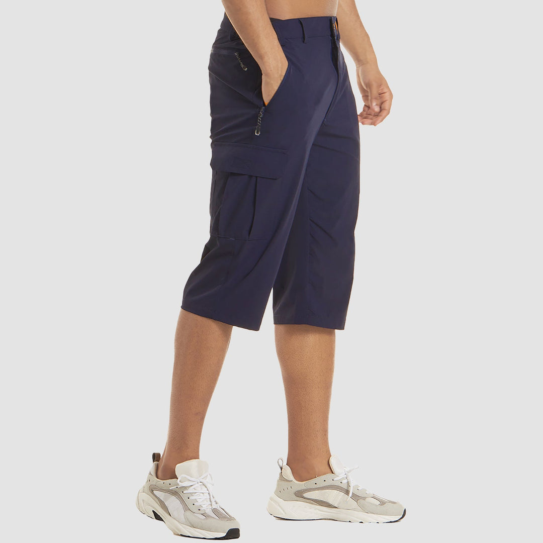 Quick-drying cargo shorts for men