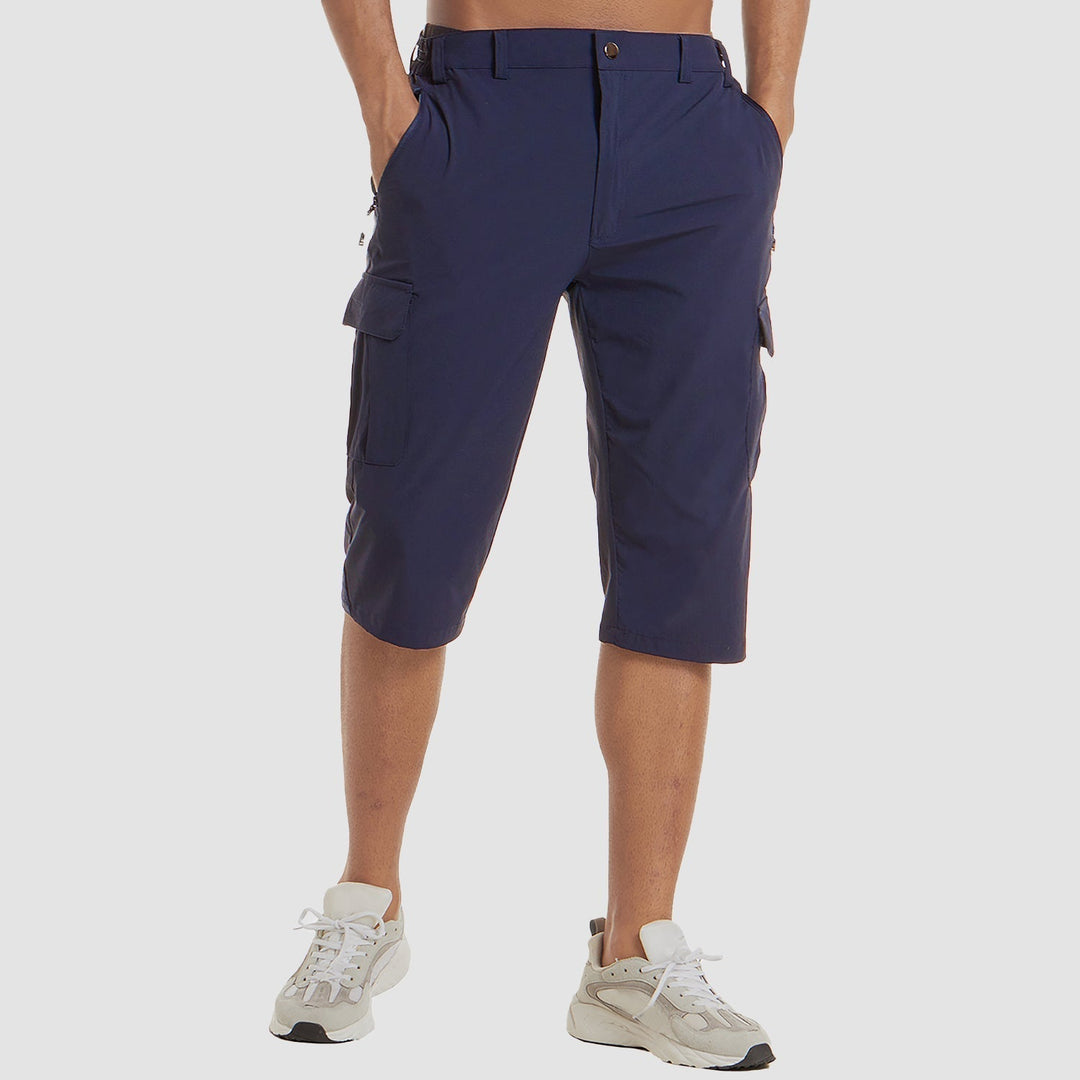 Quick-drying cargo shorts for men