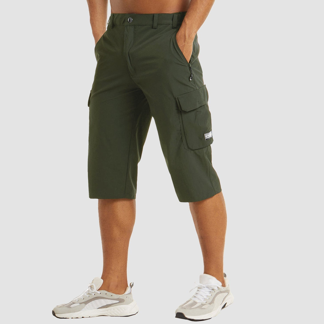 Quick-drying cargo shorts for men