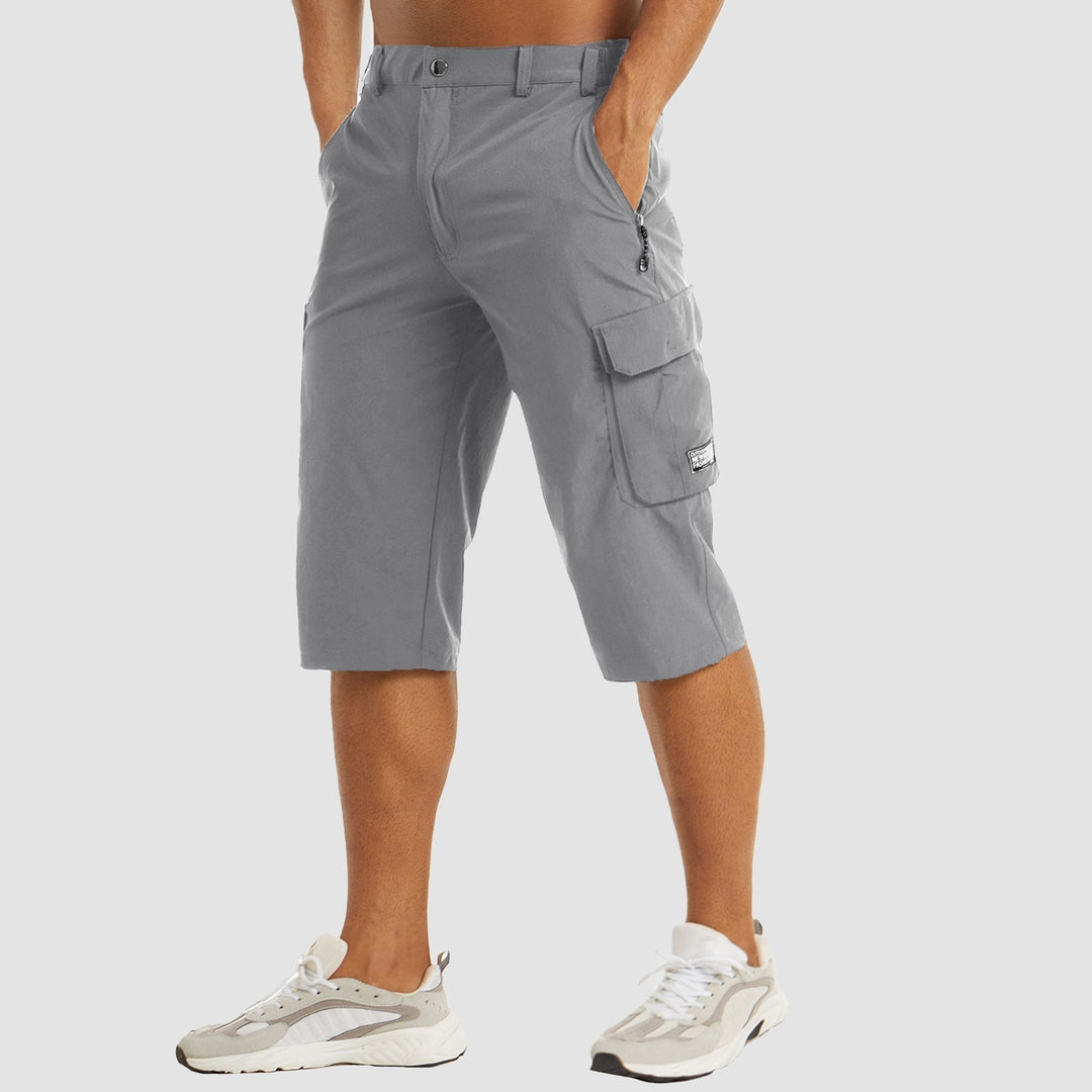 Quick-drying cargo shorts for men