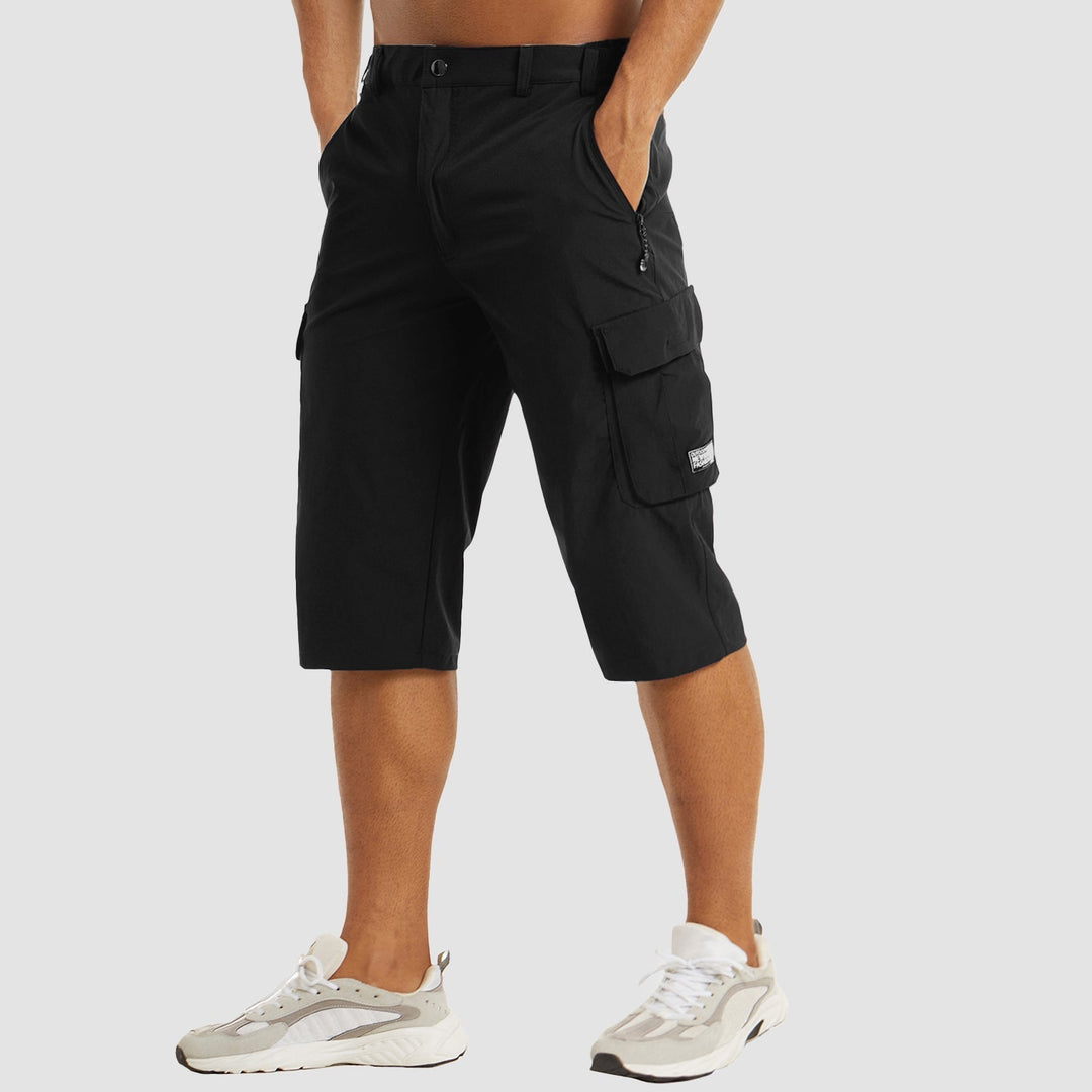 Quick-drying cargo shorts for men