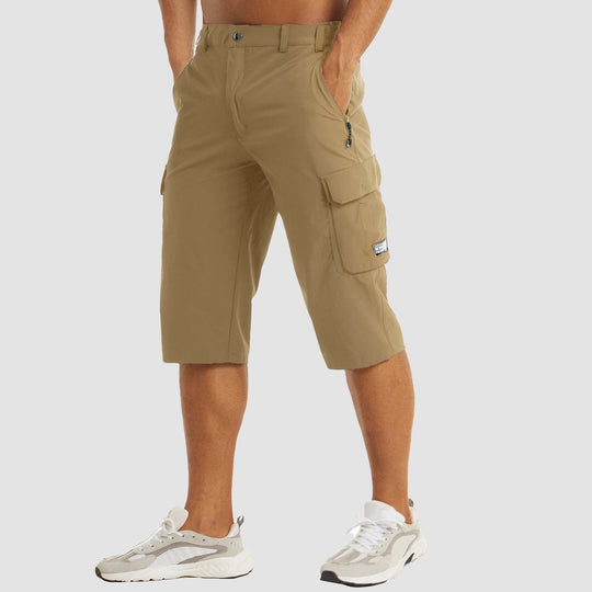 Quick-drying cargo shorts for men