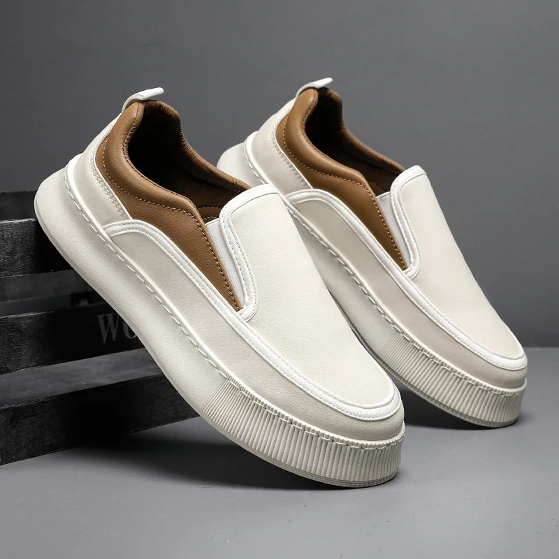 Classic slip-on sneakers made of canvas