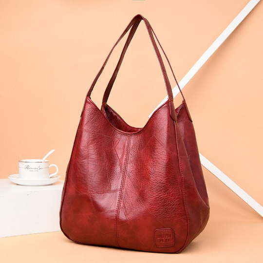 Casual leather bag for women