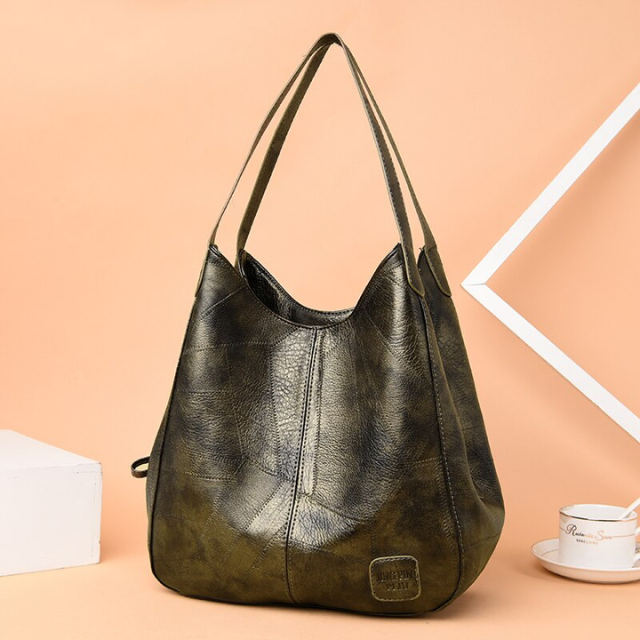 Casual leather bag for women