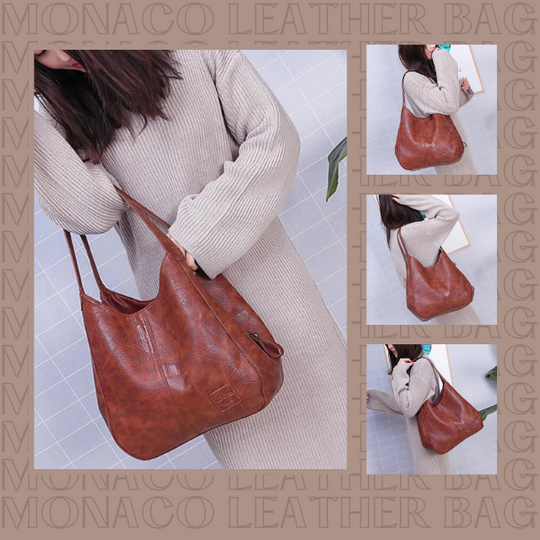 Casual leather bag for women