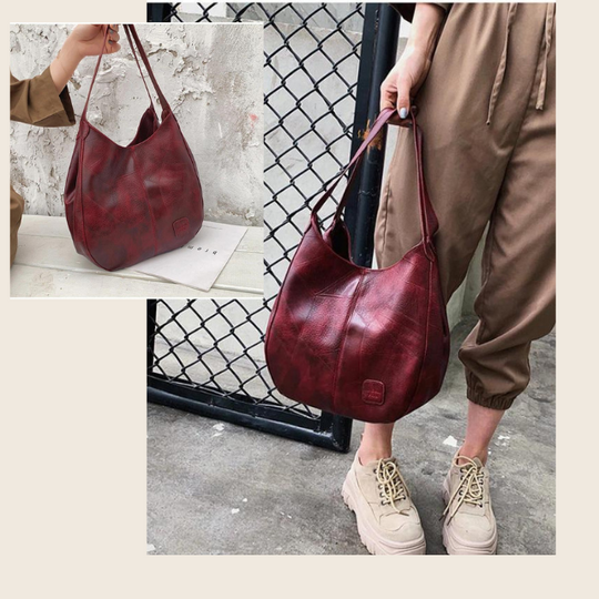 Casual leather bag for women