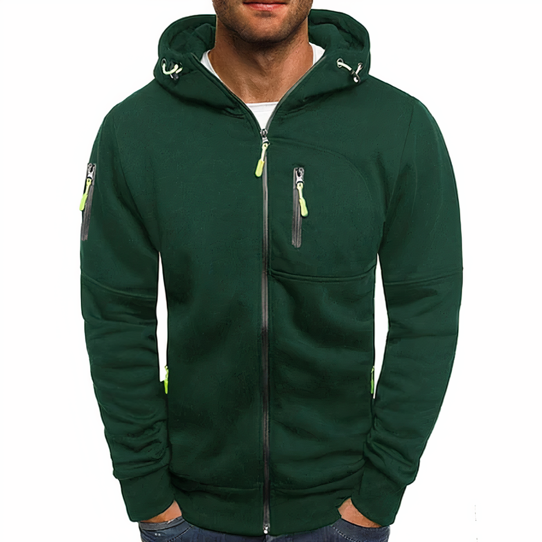 Leichter Hoodie mit Reißverschluss für Männer