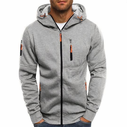 Leichter Hoodie mit Reißverschluss für Männer