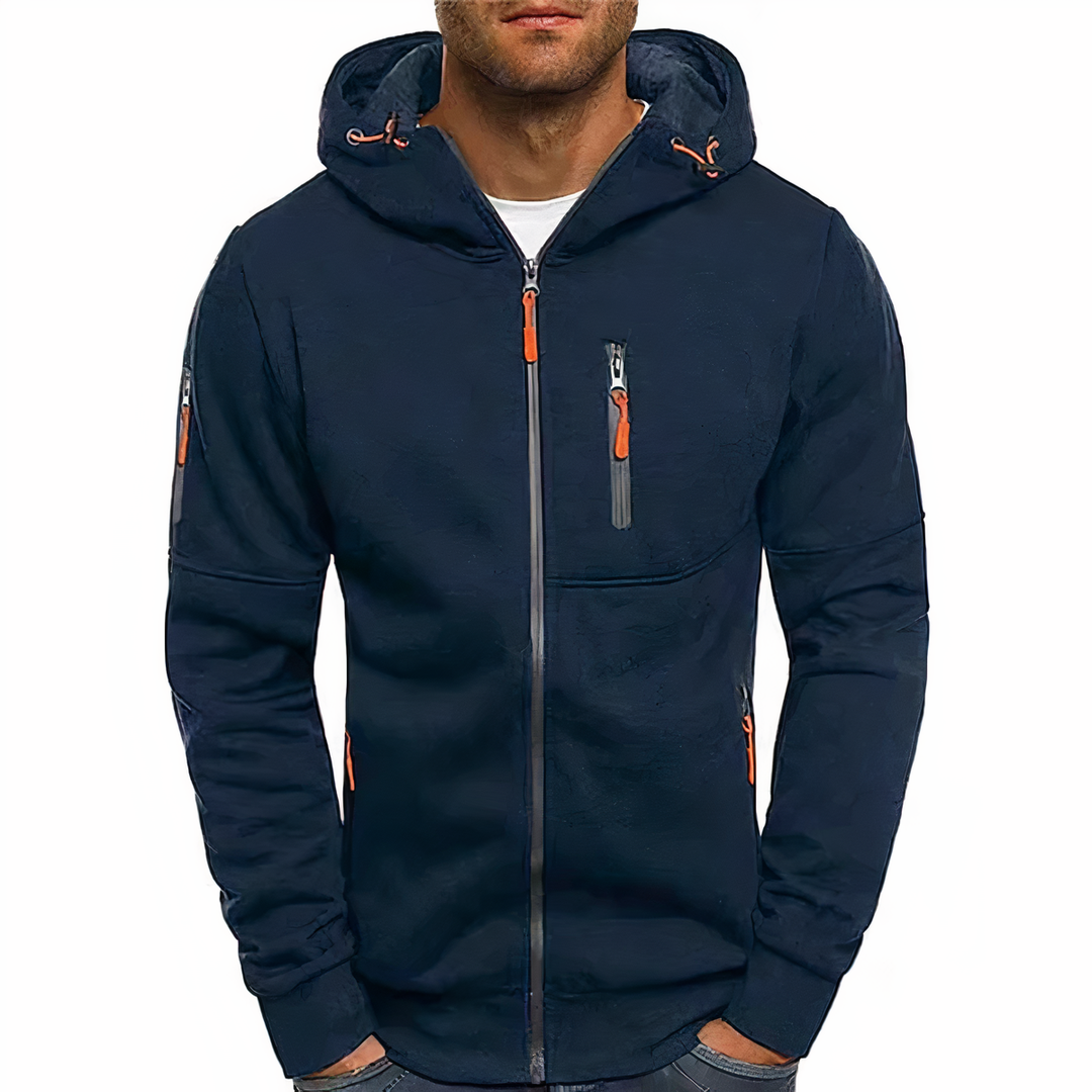 Leichter Hoodie mit Reißverschluss für Männer